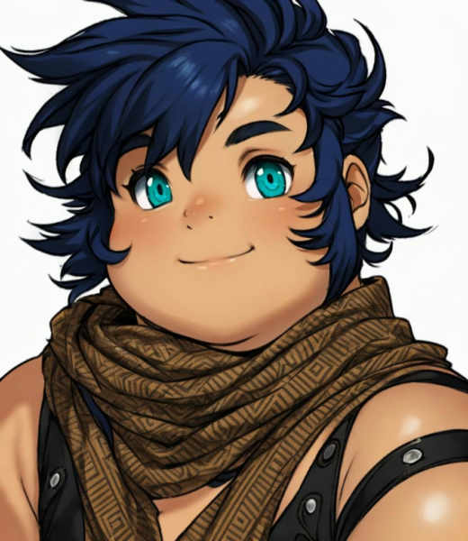 Chubby Guy OC (Akio Takami) - SD1.5 - SD1.5