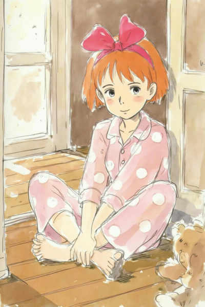 Miyazaki Hayao Studio Ghibli Concept Art/Storyboard Watercolor Rough Sketch Style - v1.0