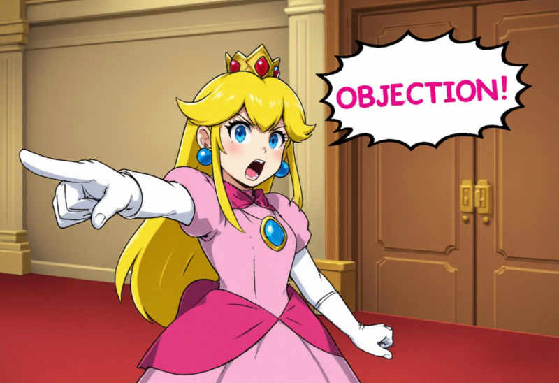 Phoenix Wright Objection Pose (Flux/Pony/IL) - Objection!
