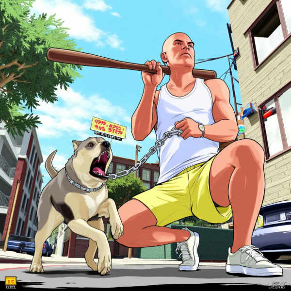 Grand Theft Auto (GTA) Cinematic + Artwork style XL + F1D - GTA F1D v1.0