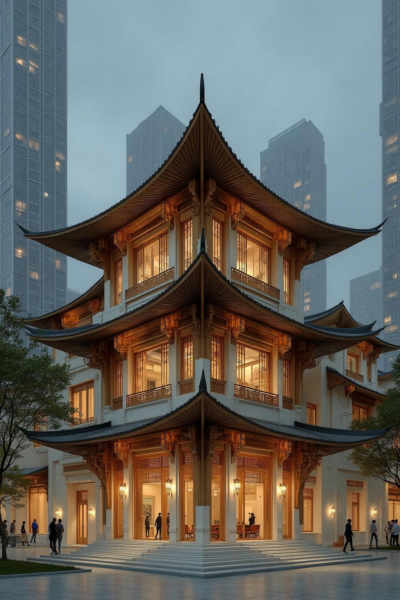 DN_Chinese Architectural Design_Architectural Style Generation - v1.0