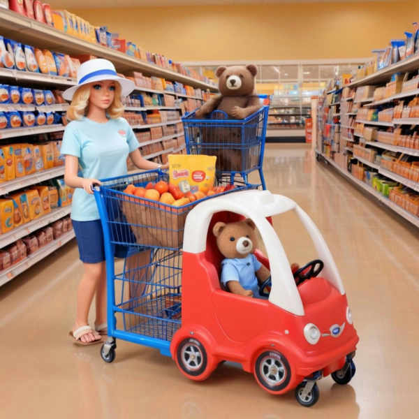 Grocery store car cart - XL - SDXL V1.0