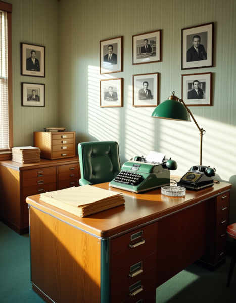 vintage office interior - v1.0