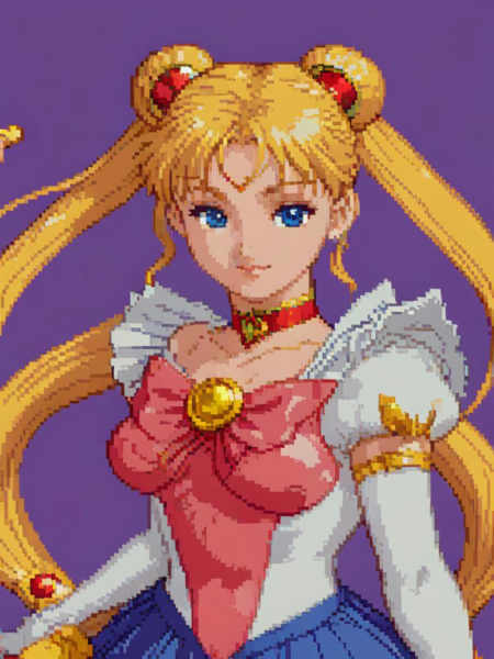 Capcom's CPS2 Pixel Art Portraits - SDXL v1.0