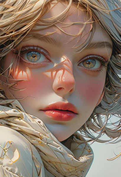 Complicated fantasy portrait - SDXL V1.0