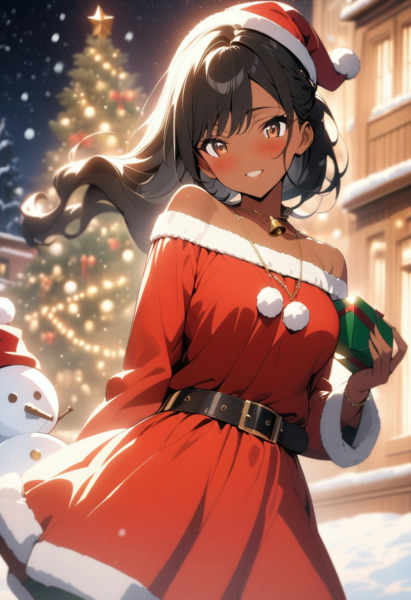 Anime Style Christmas Dresses (Santa Dress & Elf Dress) - V1