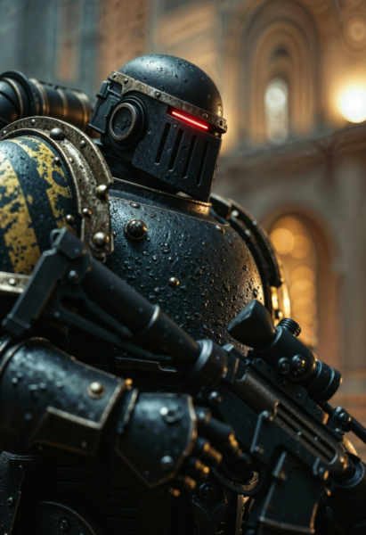 The Space Marines Warhammer 40K | Flux + Pony + illustrious - Iron Warriors Flux