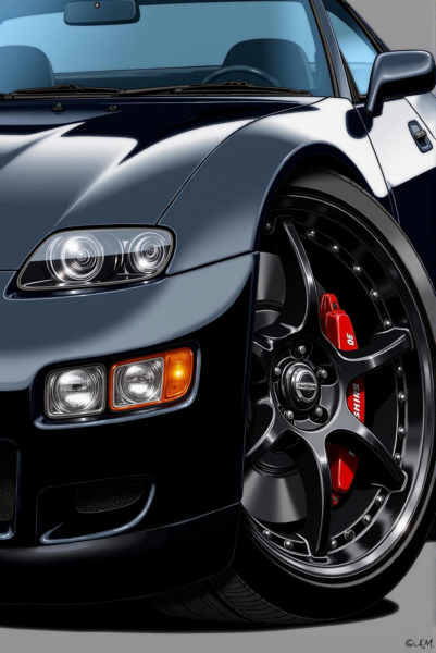 Automotive Art styles - CARtoon CARicature style