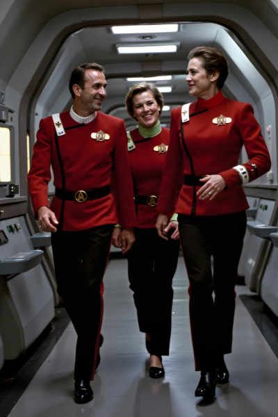 Star Trek Wrath Of Khan Uniforms (Flux) - Officer uniform