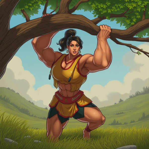 Big Giant Muscular Women (men) style F1D + XL + Illu + Pony + SD1.5 - Giant Muscular F1D v1.1