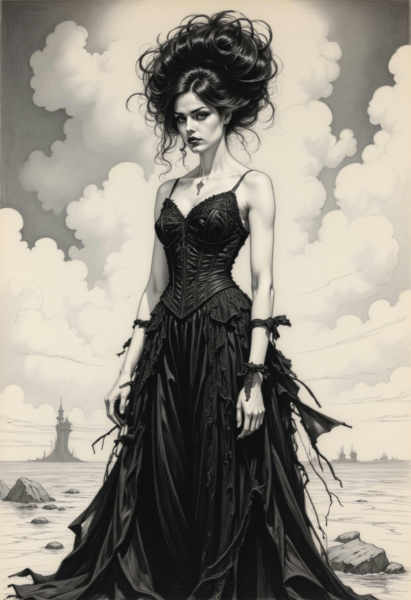 Artify´s Creative Styles for Flux - mono_pencil_drawing_V1