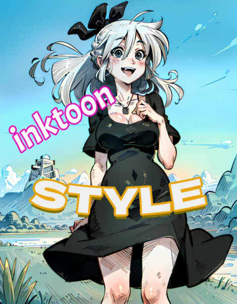 InkToon Style - SD 1.5 | XL PONY - by YeiyeiArt - 1.5 Standard