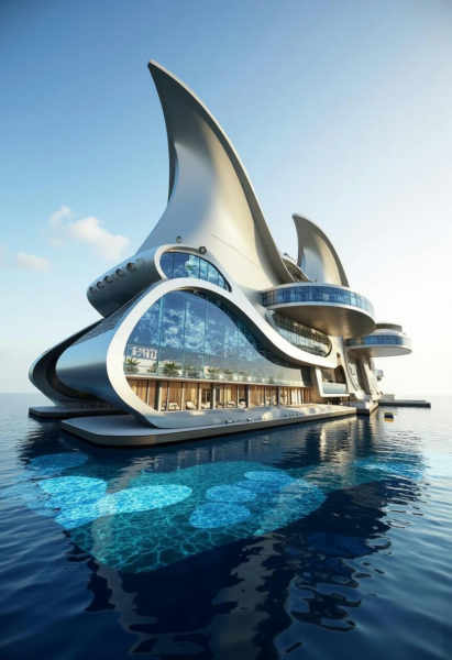 FLUX Middle Eastern Hotel Architecture LoRA - v1.0