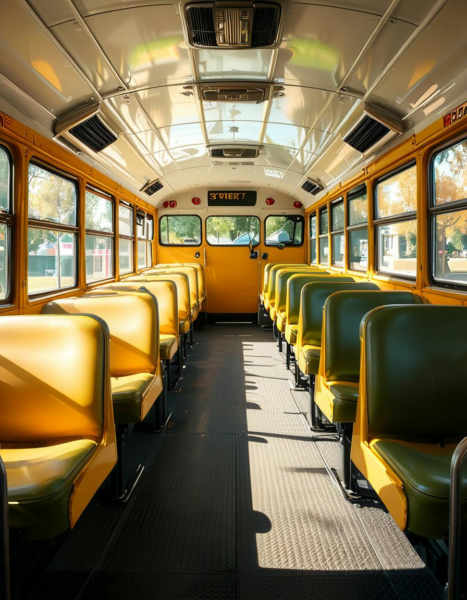 school bus interior background - v1.0