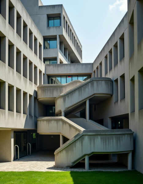 JJ's Brutalist Architecture - Flux v1.0