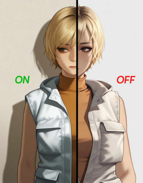 Wide Shoulders Sleeveless - Assist LoRA (SDXL) - v1.0