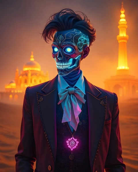 Elegy in Sand and Silk: Pulse of the Painted Skull - Pulse of thePaintedSkull