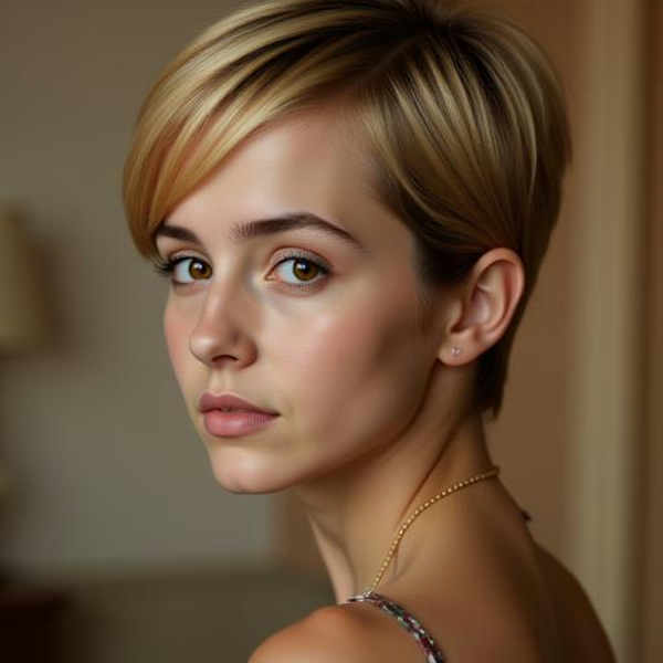 Short Hair Blond girl - v1.0