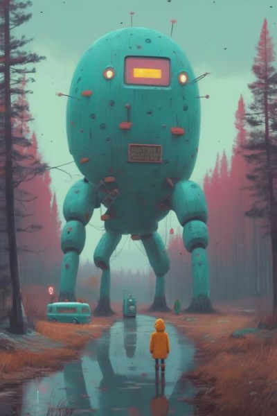 Simon Stålenhag Style - SDXL