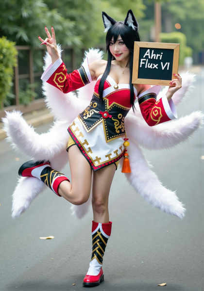 Ahri (League of Legends) 3 outfits Flux Realistic/Anime - Default
