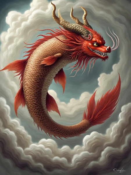 C_Mythical Creature Drawing_Divine Beast Image Generation - v1.0