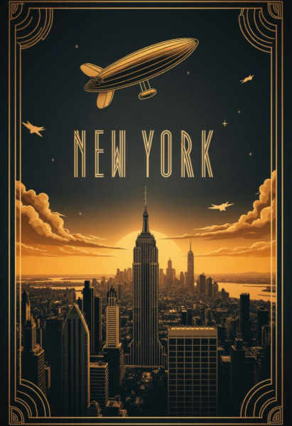 Art Deco Font (Metropolis 1920) - V1