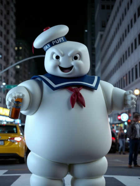 The Stay-Puft Marshmallow Man - Ghostbusters - Flux1.D & SDXL - v1.0 Flux1.D