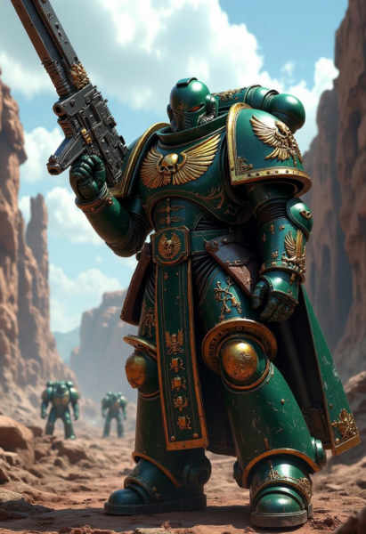 Warhammer 40k Space Marine FLUX @Ethanar - v1.1