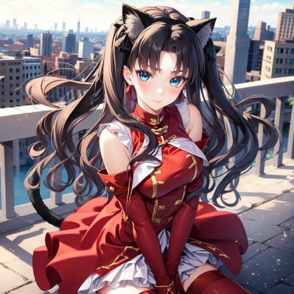 Rin tohsaka LORA and(Pony) from fate stay night visual novel - Rin tohsaka 3.0