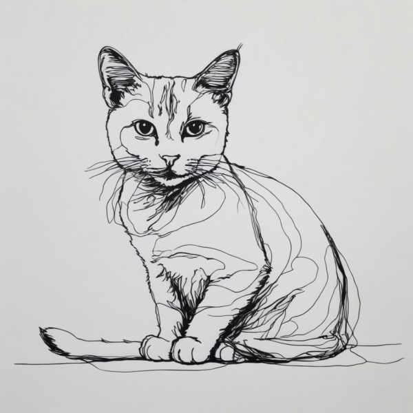 continuous line art XL -GMR - continuous line art-GMR