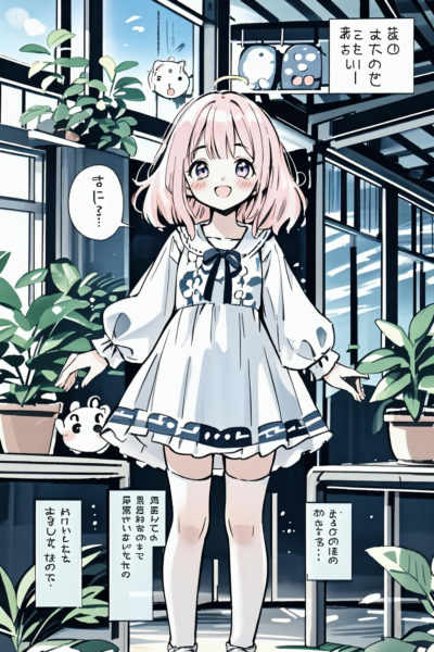 MangaGen-LCM: Comic generator test - v1.4