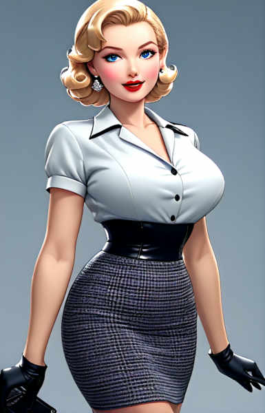 CLO_pencil_skirt_vintage_V1 - V1