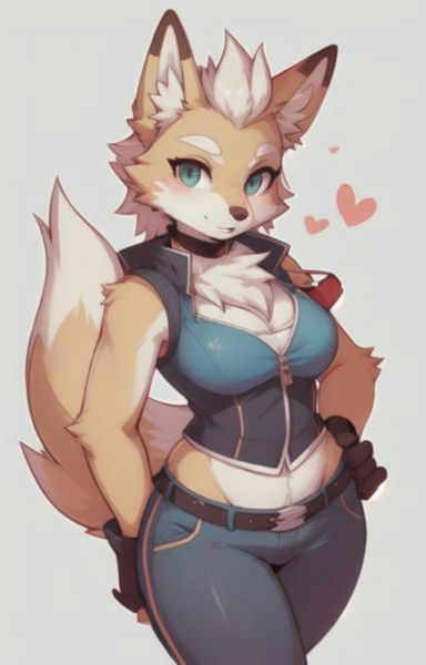 Fox Mccloud Female (Furry) - SD_v1.0