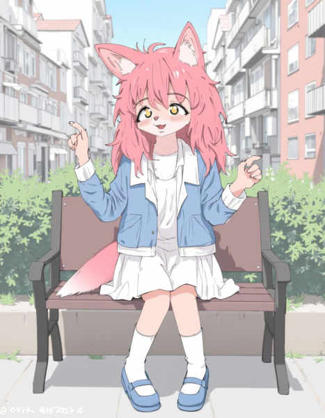 Fur chan (Fur Just Wanna Be Friend) | NAI v-pred / Illustrious / PONY / SD1.5 / FLUX - FLUX