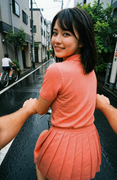 POV: Riding Bike Together - SDXL