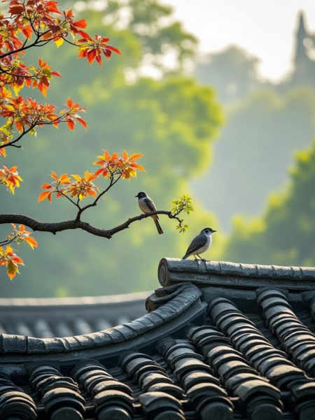 B_Chinese-Style Architecture Adaptation_Ancient Architecture Scene Generation - v1.0