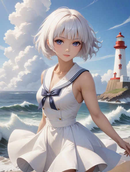 Blonde Sasaki SDXL/Pony Lora - SDXL v0.3