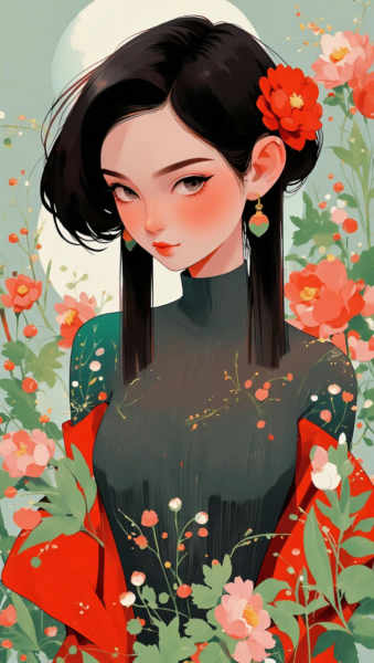 Flat-Color Anime Minimalism | Soft Palette, Subtle Emotion, Clean Contrast, Poetic Stillness - v1.0