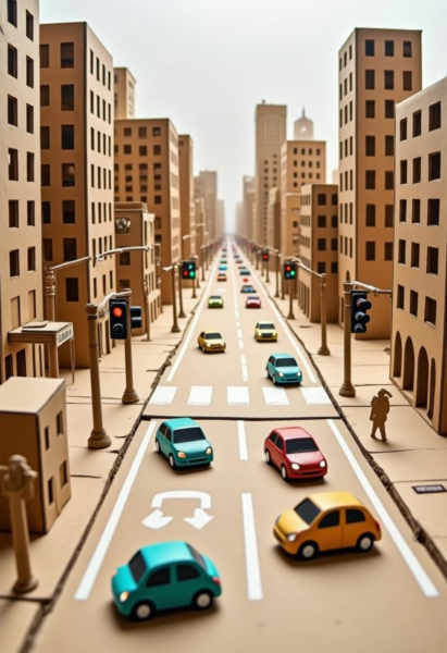 DT_Corrugated Paper Modeling_Urban Scene Restoration - v1.0