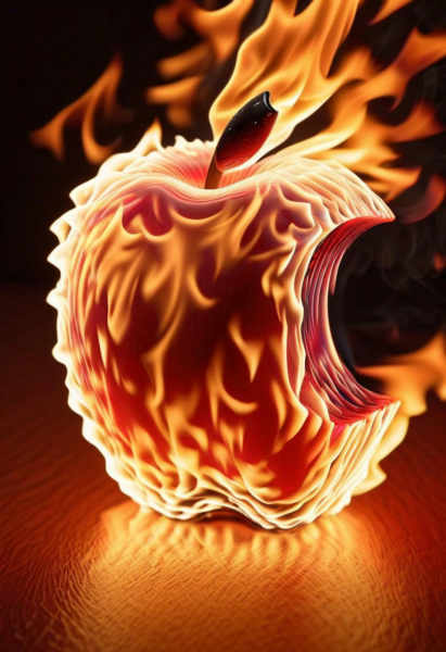 Flaming - on fire - v1.2-style3-sdxl