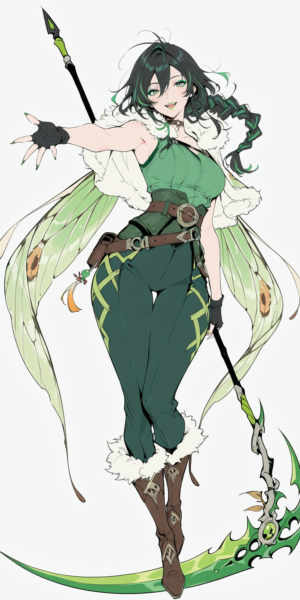 HEZI - Character Design of a Person with Fantasy Abilities - v1.0