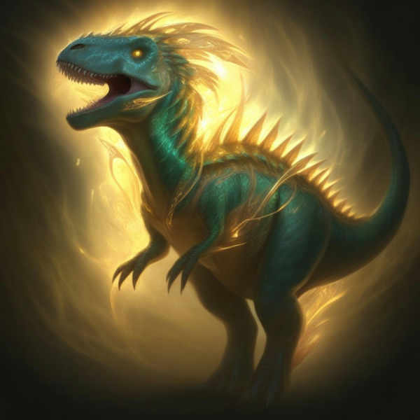Fantasy Card Art XL - Dinosaurs - V1