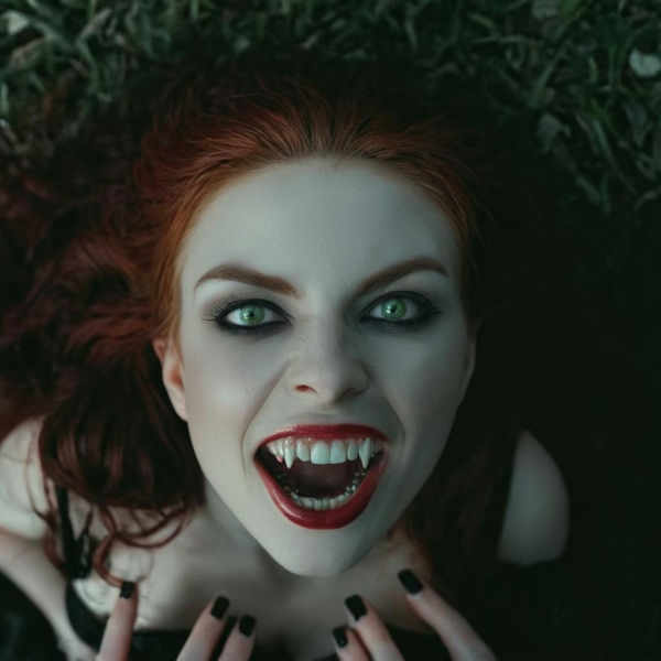 Vampire Fangs (cinematic + anime) XL + SD 1.5 + F1D + Illu + Pony - Fangs xl v4.5