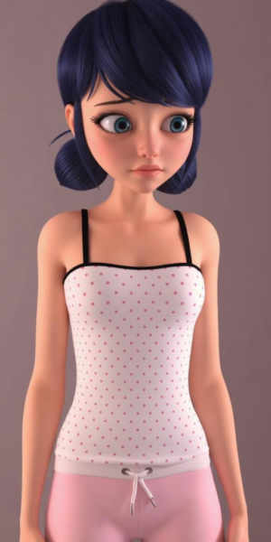Marinette Dupain-Cheng, Ladybug, Miraculous. Different models and attires. - Pijama 2 (Flux)