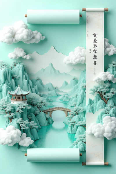 D_Chinese Style Scrolls_Landscape Painting Generation - v1.0