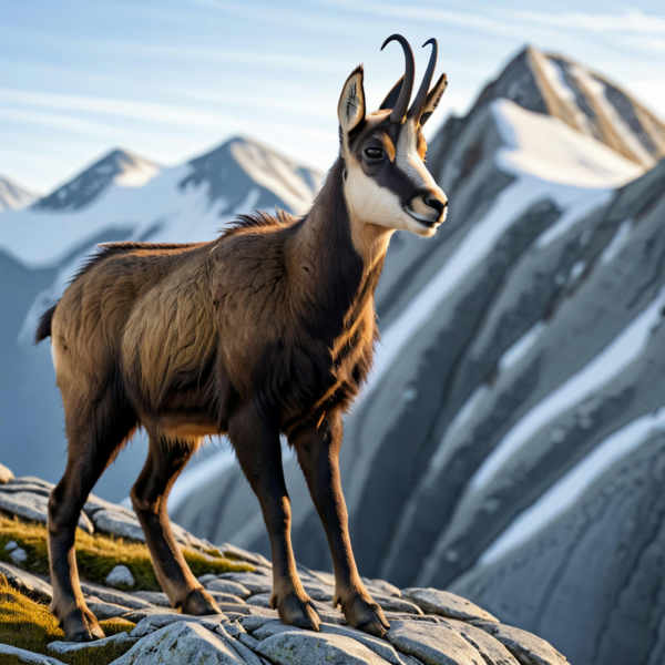 chamois (mountain goat) - SDXL