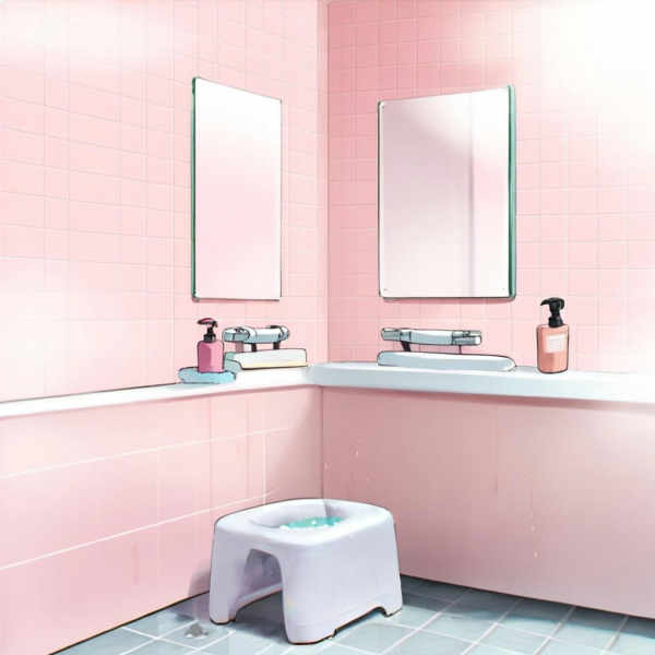 Washing Body Scene (in the mirror) - Animagine