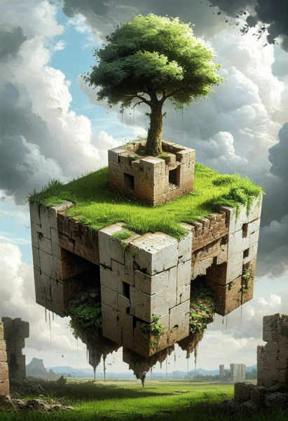 Micro Cube Worlds LoRa (SD 1.5, SDXL, IllustriousXL, PonyXL) - SDXL