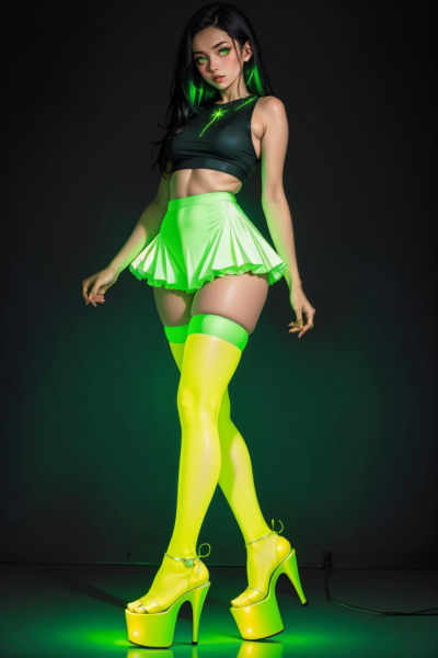 Luke's Neon Clothing and Accessories (Illustrious + Flux + Pony + 1.5 + XL) - SD 1.5 v3