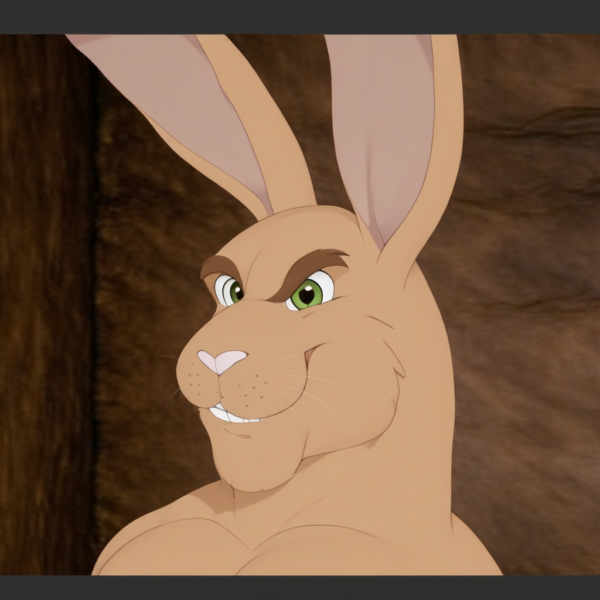 basil the stag hare ( redwall ) new version - V1